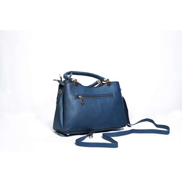 Navy Blossom Tote Bag