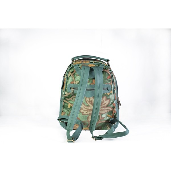 Eco-Chic Floral Backpack