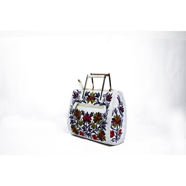 Embroidered Elegance Tote