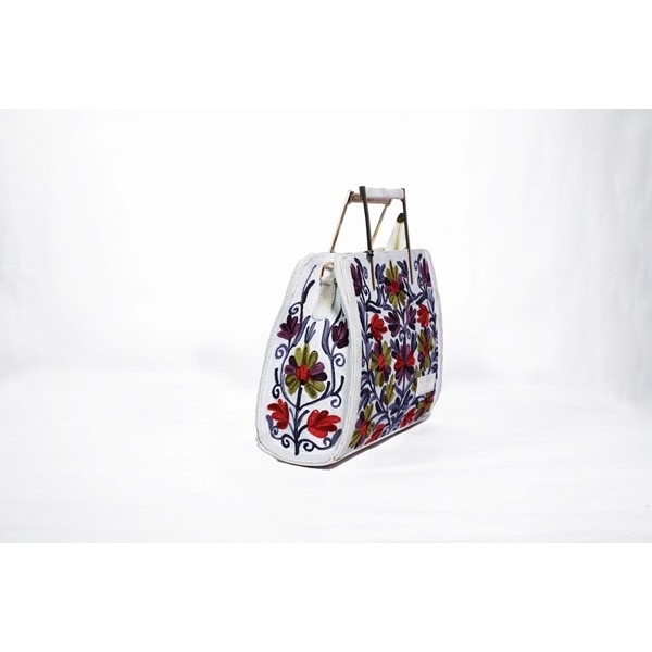 Embroidered Elegance Tote