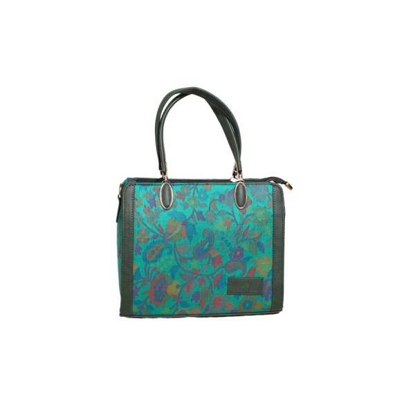 Green Tropical Paradise Satchel Bag