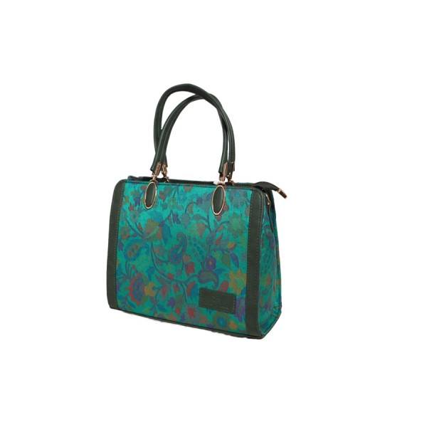 Green Tropical Paradise Satchel Bag