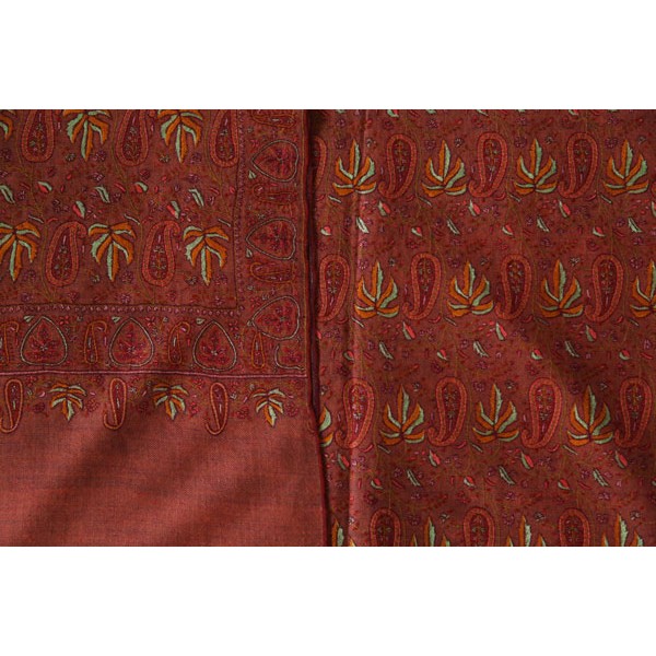 Vibrant paisley and floral patterns in shades Elegant Paisley Shawl