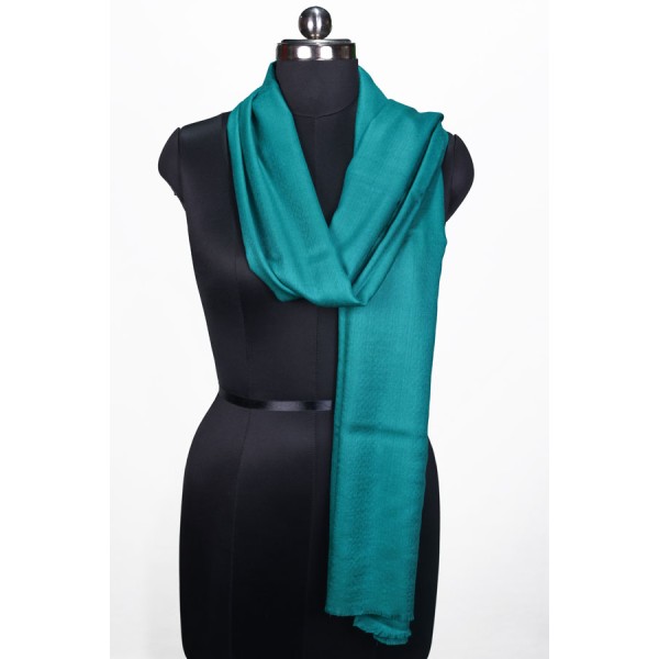 Vibrant teal Ocean Breeze Stole