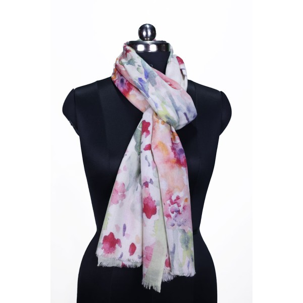  Floral Watercolor pattern Stole